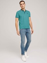 Poloshirt mit Logoprint - Männer - dusty aqua Poloshirt mit Logoprint - Männer - dusty aqua - 3 - TOM TAILOR