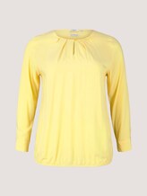 Bluse mit Faltendetails - Frauen - mellow yellow Bluse mit Faltendetails - Frauen - mellow yellow - 7 - My True Me