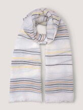 gestreifter Schal - Frauen - creme blue yellow stripe gestreifter Schal - Frauen - creme blue yellow stripe - 7 - TOM TAILOR Denim