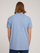 fein gemustertes Poloshirt - Männer - foggy blue melange fein gemustertes Poloshirt - Männer - foggy blue melange - 2 - TOM TAILOR Denim