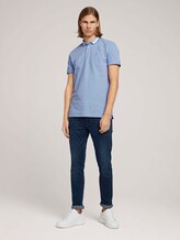 fein gemustertes Poloshirt - Männer - foggy blue melange fein gemustertes Poloshirt - Männer - foggy blue melange - 3 - TOM TAILOR Denim
