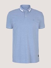 fein gemustertes Poloshirt - Männer - foggy blue melange fein gemustertes Poloshirt - Männer - foggy blue melange - 7 - TOM TAILOR Denim