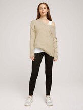 geripptes Top - Frauen - Gardenia White geripptes Top - Frauen - Gardenia White - 3 - TOM TAILOR Denim