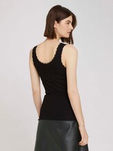 geripptes Top - Frauen - deep black geripptes Top - Frauen - deep black - 2 - TOM TAILOR Denim