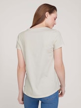 T-Shirt mit Bio-Baumwolle - Frauen - Gardenia White T-Shirt mit Bio-Baumwolle - Frauen - Gardenia White - 2 - TOM TAILOR Denim