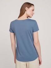 Tshirt mit Stickerei - Frauen - soft mid blue Tshirt mit Stickerei - Frauen - soft mid blue - 2 - TOM TAILOR Denim