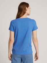T-Shirt aus Bio-Baumwolle - Frauen - mid blue T-Shirt aus Bio-Baumwolle - Frauen - mid blue - 2 - TOM TAILOR Denim