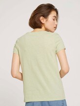 T-Shirt aus Bio-Baumwolle - Frauen - light dusty green T-Shirt aus Bio-Baumwolle - Frauen - light dusty green - 2 - TOM TAILOR Denim