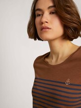 T-Shirt aus Bio-Baumwolle - Frauen - amber brown T-Shirt aus Bio-Baumwolle - Frauen - amber brown - 9 - TOM TAILOR Denim