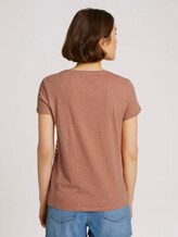 T-Shirt aus Bio-Baumwolle - Frauen - clay rose T-Shirt aus Bio-Baumwolle - Frauen - clay rose - 2 - TOM TAILOR Denim