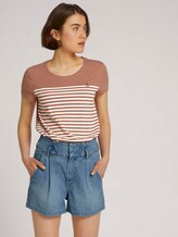 T-Shirt aus Bio-Baumwolle - Frauen - clay rose T-Shirt aus Bio-Baumwolle - Frauen - clay rose - 5 - TOM TAILOR Denim