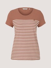 T-Shirt aus Bio-Baumwolle - Frauen - clay rose T-Shirt aus Bio-Baumwolle - Frauen - clay rose - 7 - TOM TAILOR Denim