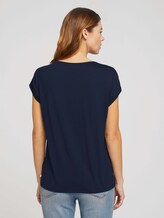 Fließendes Basic T-Shirt - Frauen - Sky Captain Blue Fließendes Basic T-Shirt - Frauen - Sky Captain Blue - 2 - TOM TAILOR Denim