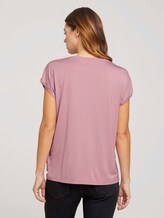 Fließendes Basic T-Shirt - Frauen - cozy rose Fließendes Basic T-Shirt - Frauen - cozy rose - 2 - TOM TAILOR Denim