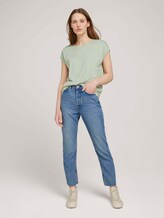 Fließendes Basic T-Shirt - Frauen - light dusty green Fließendes Basic T-Shirt - Frauen - light dusty green - 3 - TOM TAILOR Denim