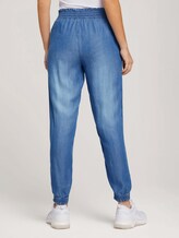 Harem Stoffhose mit TENCEL™ - Frauen - Used Light Stone Blue Denim Harem Stoffhose mit TENCEL™ - Frauen - Used Light Stone Blue Denim - 2 - TOM TAILOR Denim