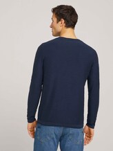 Sweatshirt mit Waschung - Männer - Dark Blue Sweatshirt mit Waschung - Männer - Dark Blue - 2 - TOM TAILOR