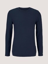 Sweatshirt mit Waschung - Männer - Dark Blue Sweatshirt mit Waschung - Männer - Dark Blue - 7 - TOM TAILOR
