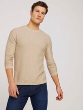 Sweatshirt mit Waschung - Männer - Sandy Beige Sweatshirt mit Waschung - Männer - Sandy Beige - 5 - TOM TAILOR
