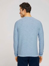 Sweatshirt mit Waschung - Männer - Yonder Blue Sweatshirt mit Waschung - Männer - Yonder Blue - 2 - TOM TAILOR
