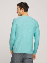 Sweatshirt mit Waschung - Männer - lucite green Sweatshirt mit Waschung - Männer - lucite green - 2 - TOM TAILOR