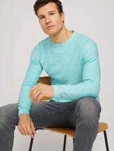 Sweatshirt mit Waschung - Männer - lucite green Sweatshirt mit Waschung - Männer - lucite green - 5 - TOM TAILOR