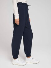 Fließende Harem Stoffhose - Frauen - Sky Captain Blue Fließende Harem Stoffhose - Frauen - Sky Captain Blue - 11 - TOM TAILOR Denim