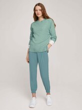Fließende Harem Stoffhose - Frauen - Mineral Stone Blue Fließende Harem Stoffhose - Frauen - Mineral Stone Blue - 3 - TOM TAILOR Denim