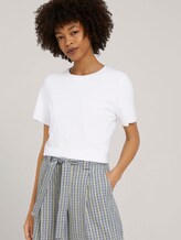 Basic T-Shirt mit Bio-Baumwolle - Frauen - White Basic T-Shirt mit Bio-Baumwolle - Frauen - White - 5 - Mine to five
