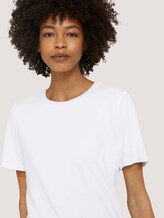 Basic T-Shirt mit Bio-Baumwolle - Frauen - White Basic T-Shirt mit Bio-Baumwolle - Frauen - White - 9 - Mine to five