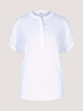 Blusenshirt mit kurzem Stehkragen - Frauen - White Blusenshirt mit kurzem Stehkragen - Frauen - White - 7 - Mine to five