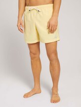 Basic zwembroek uit gerecycled polyester - Mannen - pale straw yellow Basic zwembroek uit gerecycled polyester - Mannen - pale straw yellow - 1 - TOM TAILOR
