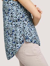Ärmellose Bluse mit LENZING™ ECOVERO™ im Blumenmuster - Frauen - navy floral design Ärmellose Bluse mit LENZING™ ECOVERO™ im Blumenmuster - Frauen - navy floral design - 9 - TOM TAILOR
