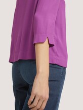 3/4 Arm Bluse - Frauen - plum blossom lilac 3/4 Arm Bluse - Frauen - plum blossom lilac - 9 - TOM TAILOR