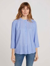 Gestreifte Bluse im Loose Fit - Frauen - blue white vertical stripe Gestreifte Bluse im Loose Fit - Frauen - blue white vertical stripe - 1 - TOM TAILOR