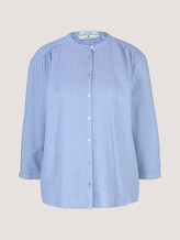 Gestreifte Bluse im Loose Fit - Frauen - blue white vertical stripe Gestreifte Bluse im Loose Fit - Frauen - blue white vertical stripe - 7 - TOM TAILOR
