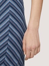 Gestreifter Jerseyrock mit Bio-Baumwolle - Frauen - blue structure design Gestreifter Jerseyrock mit Bio-Baumwolle - Frauen - blue structure design - 10 - TOM TAILOR