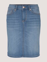 Jeansrock in heller Waschung - Frauen - Used Light Stone Blue Denim Jeansrock in heller Waschung - Frauen - Used Light Stone Blue Denim - 7 - TOM TAILOR