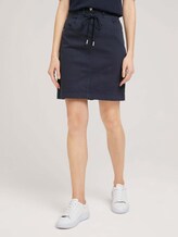 Stoffrock mit Kordelzug - Frauen - Sky Captain Blue Stoffrock mit Kordelzug - Frauen - Sky Captain Blue - 1 - TOM TAILOR
