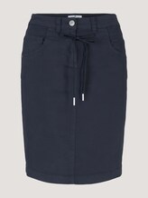 Stoffrock mit Kordelzug - Frauen - Sky Captain Blue Stoffrock mit Kordelzug - Frauen - Sky Captain Blue - 7 - TOM TAILOR