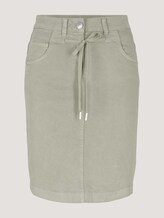 Stoffrock mit Kordelzug - Frauen - Prairie Grass Green Stoffrock mit Kordelzug - Frauen - Prairie Grass Green - 7 - TOM TAILOR