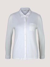 Hemdbluse aus Jersey - Frauen - Whisper White Hemdbluse aus Jersey - Frauen - Whisper White - 7 - TOM TAILOR