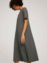 Elastisches Kurzarm Midikleid - Frauen - deep leaf green Elastisches Kurzarm Midikleid - Frauen - deep leaf green - 5 - Mine to five
