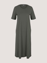 Elastisches Kurzarm Midikleid - Frauen - deep leaf green Elastisches Kurzarm Midikleid - Frauen - deep leaf green - 7 - Mine to five