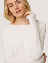 Strukturierter Pullover mit Bio-Baumwolle - Frauen - Whisper White Strukturierter Pullover mit Bio-Baumwolle - Frauen - Whisper White - 10 - TOM TAILOR
