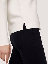 Strukturierter Pullover mit Bio-Baumwolle - Frauen - Whisper White Strukturierter Pullover mit Bio-Baumwolle - Frauen - Whisper White - 9 - TOM TAILOR