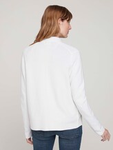 Strukturierter Cardigan mit Bio-Baumwolle - Frauen - Whisper White Strukturierter Cardigan mit Bio-Baumwolle - Frauen - Whisper White - 2 - TOM TAILOR