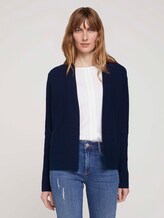 Strukturierter Cardigan mit Bio-Baumwolle - Frauen - Sky Captain Blue Strukturierter Cardigan mit Bio-Baumwolle - Frauen - Sky Captain Blue - 1 - TOM TAILOR