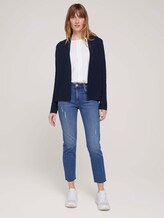 Strukturierter Cardigan mit Bio-Baumwolle - Frauen - Sky Captain Blue Strukturierter Cardigan mit Bio-Baumwolle - Frauen - Sky Captain Blue - 3 - TOM TAILOR