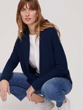 Strukturierter Cardigan mit Bio-Baumwolle - Frauen - Sky Captain Blue Strukturierter Cardigan mit Bio-Baumwolle - Frauen - Sky Captain Blue - 5 - TOM TAILOR